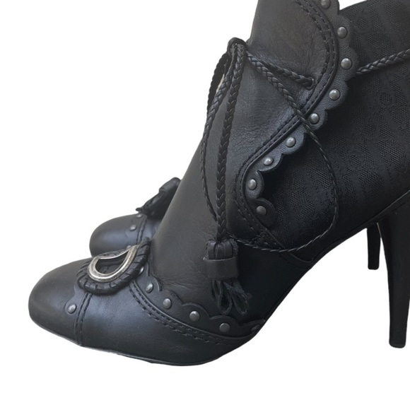 Dior Vintage Booties Black Leather - Picture 4 of 15